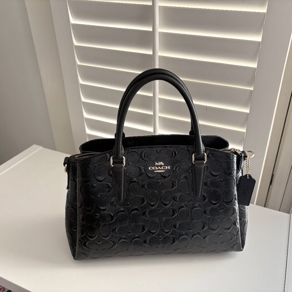 Coach Patent Leather Black